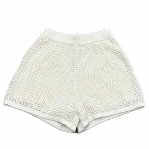 Sabo Skirt Crochet Knit Pull On High Waist Shorts Size XS Coastal Resort Beach